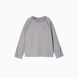 NOC-Dry コットンライクラグランスリーブTシャツ 吸湿 速乾(ライトグレー)