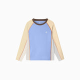 NOC-Ice スポーティー長袖Tシャツ 冷感 UVカット(ミルキーブルー)