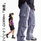 NOC-Shine ウィンドプルーフ3WAYジップパンツ 防風 撥水