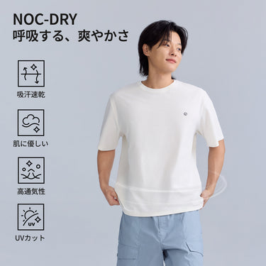 NOC-DRY 半袖グラフィックTシャツ 吸湿 速乾