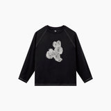 NOC-Breath ラグラン長袖Tシャツ 吸湿 速乾(ブラック)