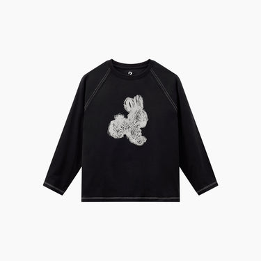 NOC-Breath ラグラン長袖Tシャツ 吸湿 速乾(ブラック)