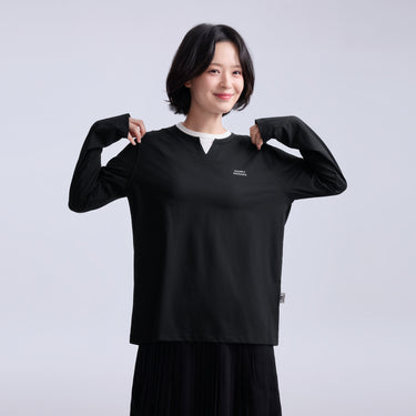 NOC-Dry コットンライクレイヤードロングTシャツ 速乾