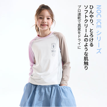 NOC-Ice スポーティー長袖Tシャツ 冷感 UVカット