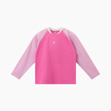 NOC-Dry ラグラン長袖Tシャツ 吸湿 速乾(ピンク)