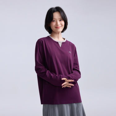 NOC-Dry コットンライクレイヤードロングTシャツ 速乾