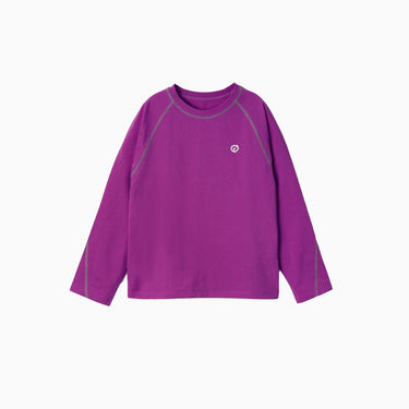 NOC-Dry コットンライクラグランスリーブTシャツ 吸湿 速乾(ビビッドピンク)