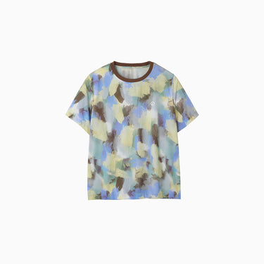 NOC-AIR グラデーションTシャツ 冷感 高通気(ターコイズブルー)
