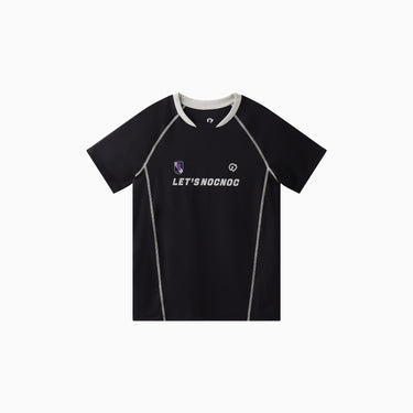 NOC-ICE Tネック半袖Tシャツ 冷感 UVカット(ブラック)