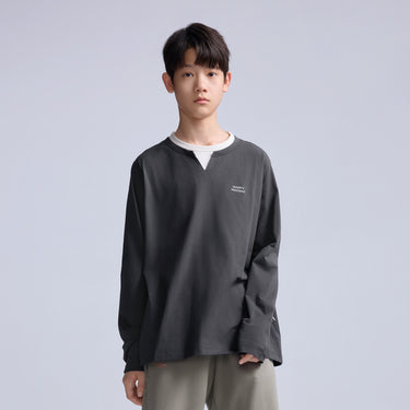 NOC-Dry コットンライクレイヤードロングTシャツ 速乾