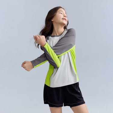 NOC-Ice スポーティー長袖Tシャツ 冷感 UVカット