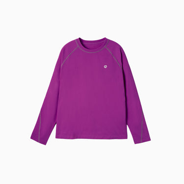 NOC-Dry コットンライクラグランスリーブTシャツ 吸湿 速乾(ビビッドピンク)