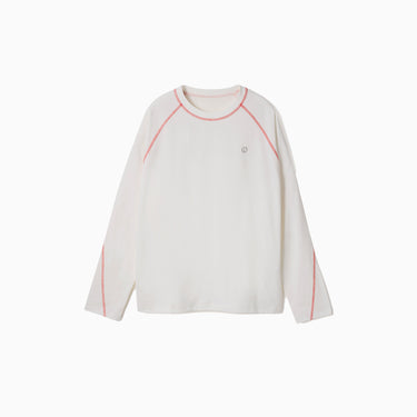 NOC-Dry コットンライクラグランスリーブTシャツ 吸湿 速乾(ホワイト)