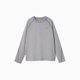 NOC-Dry コットンライクラグランスリーブTシャツ 吸湿 速乾(ライトグレー)