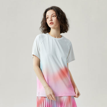 NOC-Ice 半袖グラデーションTシャツ 冷感 UVカット