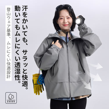 NOC-AllWeather スリーレイヤーウィンドブレーカー 透湿防風雨