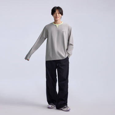 NOC-Dry コットンライクレイヤードロングTシャツ 速乾