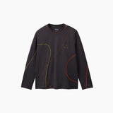 NOC-DRY ステッチロングTシャツ 吸湿 速乾(ダークグレー)
