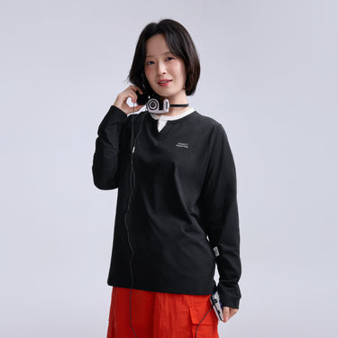 NOC-Dry コットンライクレイヤードロングTシャツ 速乾