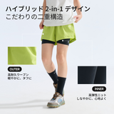 NOC-SPORT レイヤードショートパンツ