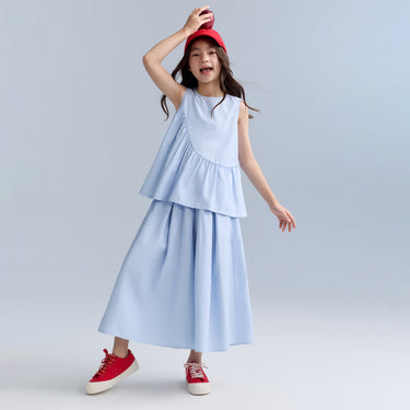 NOC-City キッズ 9分丈 フレアパンツ 冷感 通気性