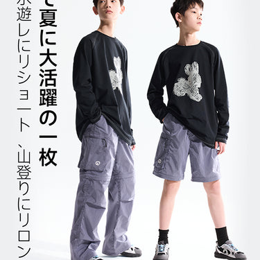 NOC-Shine ウィンドプルーフ3WAYジップパンツ 防風 撥水