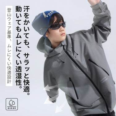 NOC-AllWeather スリーレイヤーウィンドブレーカー 透湿防風雨