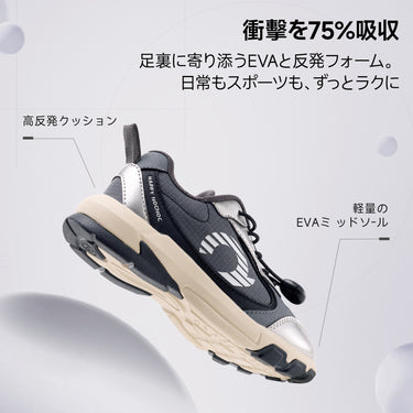 NOC-FLYPRO超軽量・防水 キッズスニーカー(足育設計)