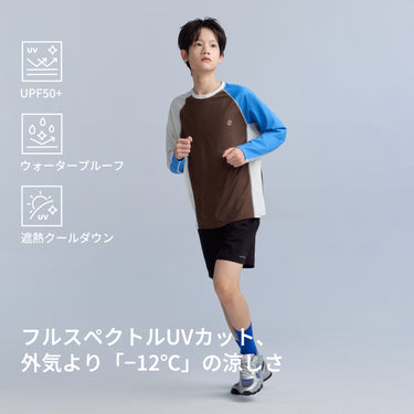 NOC-Ice スポーティー長袖Tシャツ 冷感 UVカット