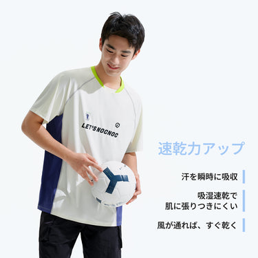 NOC-ICE Tネック半袖Tシャツ 冷感 UVカット