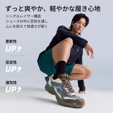 NOC-FLYAIR 高耐久・高通気 メッシュスニーカー
