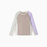 NOC-Ice スポーティー長袖Tシャツ 冷感 UVカット(ミルクブラウン)