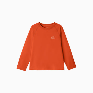 NOC-DRY ラグランロングTシャツ 吸湿 速乾(オレンジ)