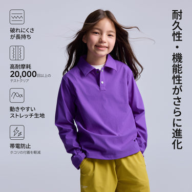 NOC-Shell 裏起毛プルオーパーシャツ 撥水防風