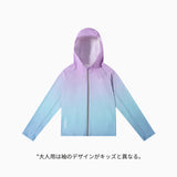 NOC-CoolUV サンプロテクトジャケット 冷感 UVカット(パープル&ブルー)