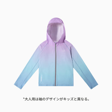 NOC-CoolUV サンプロテクトジャケット 冷感 UVカット(パープル&ブルー)