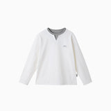 NOC-Dry コットンライクレイヤードロングTシャツ 速乾(ホワイト)