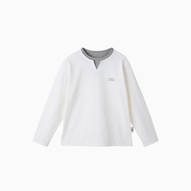 NOC-Dry コットンライクレイヤードロングTシャツ 速乾(ホワイト)