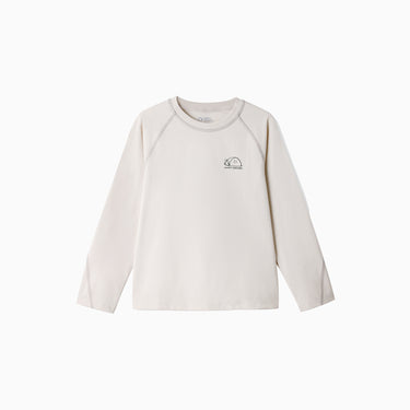 NOC-DRY ラグランロングTシャツ 吸湿 速乾(オフホワイト)