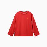 NOC-AIR ロングTシャツ 冷感 UVカット(レッドオレンジ)