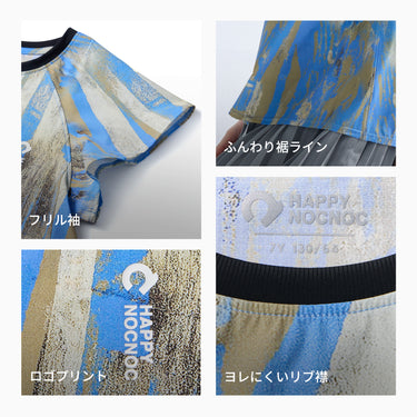 NOC-AIR フレンチリーブTシャツ 冷感 高通気