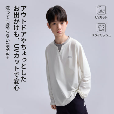 NOC-Dry コットンライクレイヤードロングTシャツ 速乾