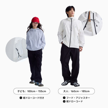 NOC-COOLUV 超軽量UVカットフルジップパーカ 冷感 通気性