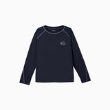 NOC-DRY ラグランロングTシャツ 吸湿 速乾(ペールブラック)