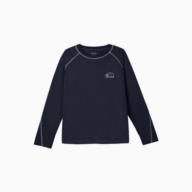 NOC-DRY ラグランロングTシャツ 吸湿 速乾(ペールブラック)
