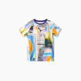 NOC-Ice 半袖グラデーションTシャツ 冷感 UVカット(ポップアートミックス)