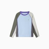 NOC-Ice スポーティー長袖Tシャツ 冷感 UVカット(アクアブルー)