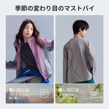 NOC-DRY ステッチロングTシャツ 吸湿 速乾