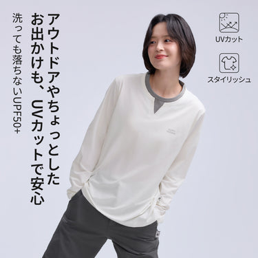 NOC-Dry コットンライクレイヤードロングTシャツ 速乾