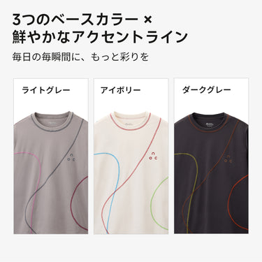 NOC-DRY ステッチロングTシャツ 吸湿 速乾